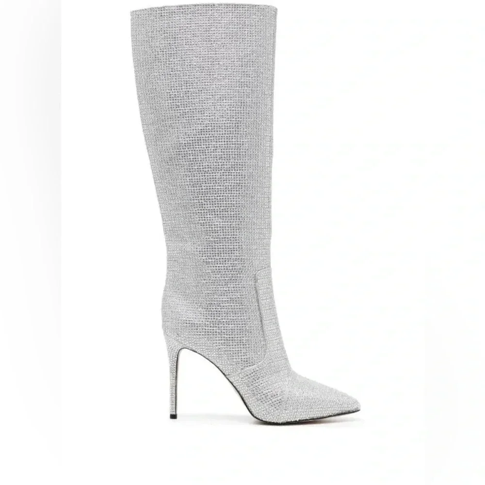 NIB Michael Kors Rue 100mm Crystal Embellished Boots